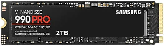 SAMSUNG 990 Pro NVMe M.2 Internal SSD, PCIe Gen 4.0 x4, NVMe 2.0 Interface, 7450 MB/s Sequential Read Speed, 6900 MB/s Sequential Write Speed, 3.3 Voltage, V-NAND 3-bit MLC | MZ-V9P2T0BW price comparison in Qatar