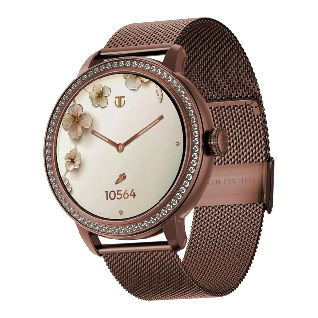 Titan Valerie Smartwatch, 1.19 inches AMOLED Display, Brown product image