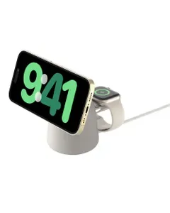 Belkin 2in1 Wireless Charging Dock With Magsafe 15W - Sand price comparison Qatar – cheapest at Al Meera