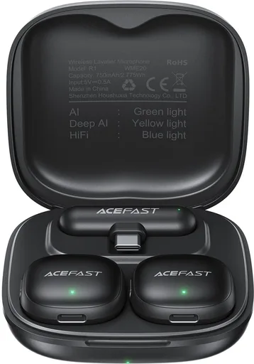 Acefast R1 Wireless Lavalier Microphones - GTIN 6974316284895 price comparison in Qatar