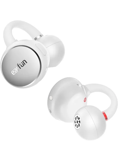 EarFun Clip Open Ear Headphones, Clip on Earphones Wireless Bluetooth 6.0 Headphones, Adaptive Comfort with Secure Fit, LDAC, 2 Mics AI ENC Call, Hi-Res Audio, 40H Playtime, IP55 price comparison Qatar – cheapest at PROTECT via Microless