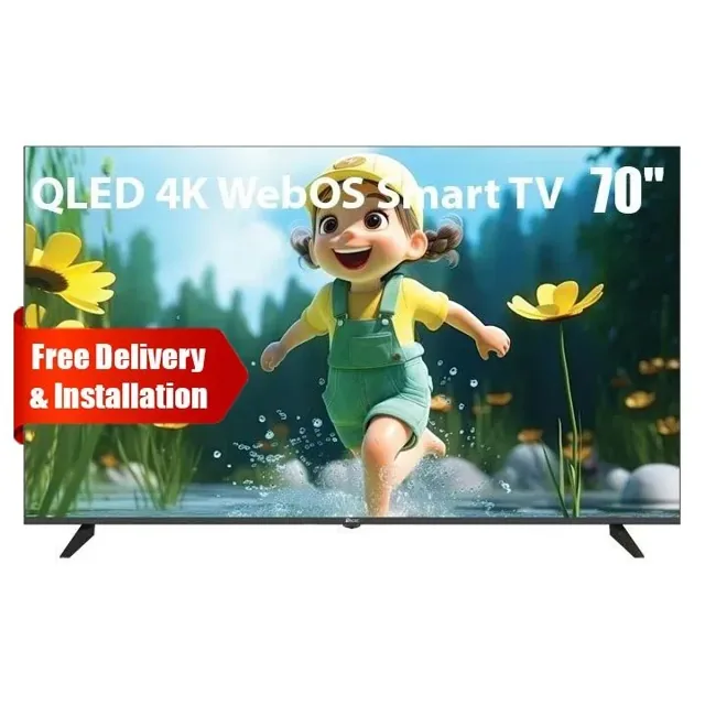 Oscar 70 inches 4K Smart QLED TV, OS70QLEDW price comparison Qatar – cheapest at Lulu Hypermarket
