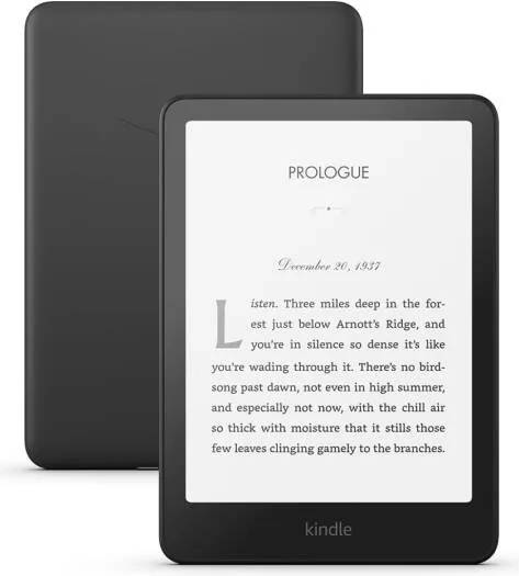 Amazon Kindle Gen 12, 7" Inch Paperwhite Display, 16GB, Auto-adjusting Front Light, Bluetooth, And Weeks Of Battery Life, Waterproof, Black | SA568B product image