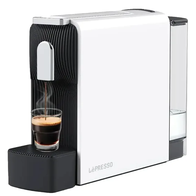 LePresso Baristo Coffee Machine / 550ml Capacity / Nespresso Capsule Compatible / White, White price comparison in Qatar