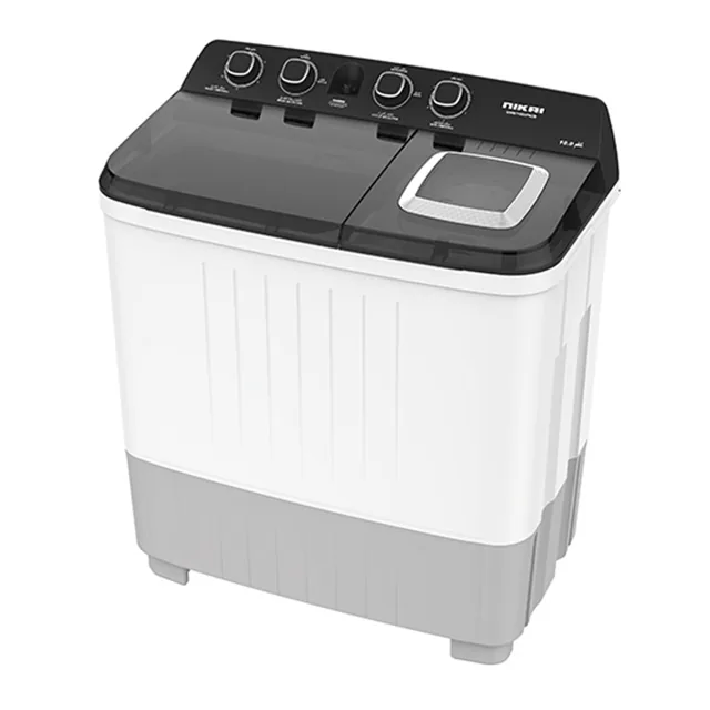 Nikai Top Load Twin Tub Washing Machine, 9 kg, White, NWM900SPN2B price comparison Qatar – cheapest at Carrefour Qatar