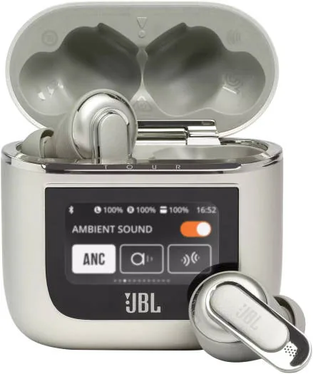 JBL Tour Pro 2 True Wireless NC Earbuds, True Adaptive ANC, Immersive JBL Spatial Sound, 6 Mics, BT 5.3 LE Audio, Smart Case with 1.45" Display, Up to 10H Battery Life, Champagne | JBLTOURPRO2CPG price comparison Qatar – cheapest at Centrepoint