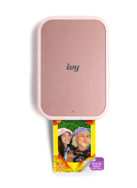 Canon Ivy 2 Mini Photo Printer, Print From Compatible iOS & Android Devices, Sticky-Back Prints, Blush Pink, Pink price comparison in Qatar