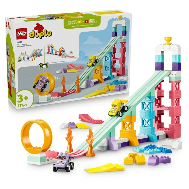 LEGO® 3 in 1 Creative Ramps with Vehicles price comparison Qatar – cheapest at Hala Mama