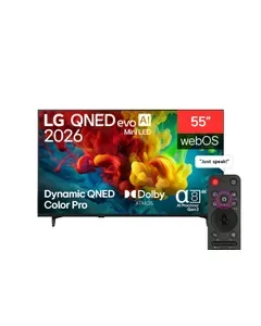 LG LED 55QNED84B6 QNED Mini LED Alpha 8 4K 144Hz ThinQ HDR10 Smart TV 55 inch product image