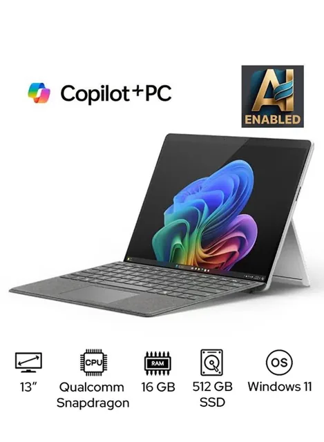 Microsoft Surface Pro 13" Snapdragon X Plus 16GB RAM 512GB price comparison Qatar – cheapest at Noon