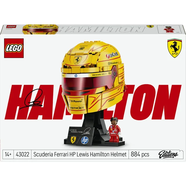 Lego Editions 43022 Scuderia Ferrari HP Lewis Hamilton Helmet 884Pcs price comparison Qatar – cheapest at Hala Mama