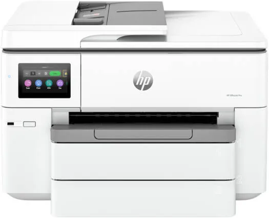 OfficeJet Pro 9730 Wide Format All-in-One Printer, Print, Copy, Scan, Up to 34 ppm Print Speed, Automatic Duplex Printing, Up to 4800x1200 Optimized dpi 1200x1200 Rendered dpi | 537P5C White, White price comparison in Qatar