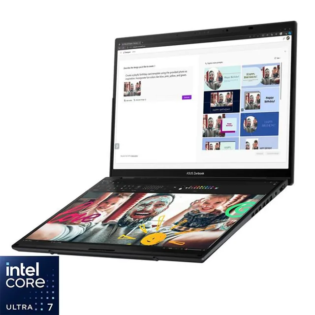 Asus Zenbook Duo Ultrabook, 14 inches Display, 32 GB RAM, 1 TB Storage, Windows 11 Home, Basalt Gray, UX8406CA-OLED7 price comparison Qatar – cheapest at Lulu Hypermarket