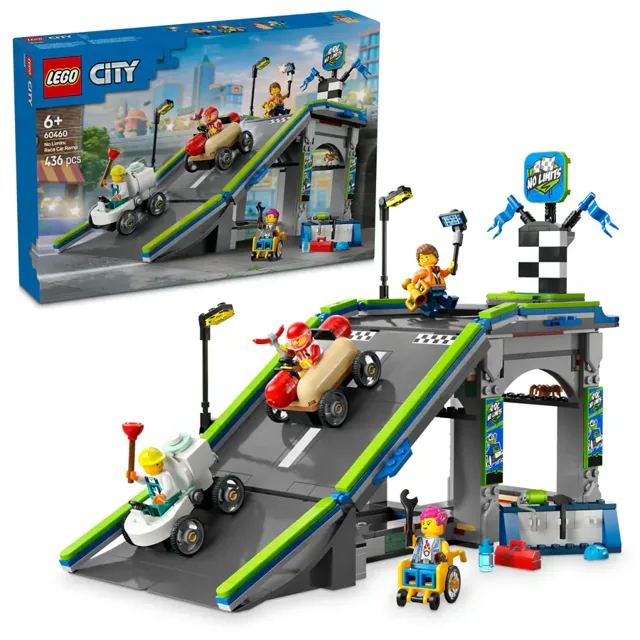 Lego 60460 No Limits: Race Car Ramp Track price comparison Qatar – cheapest at Hala Mama