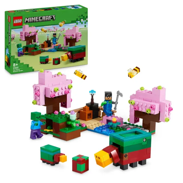 LEGO Minecraft The Cherry Blossom Garden Toy price comparison Qatar – cheapest at Hala Mama