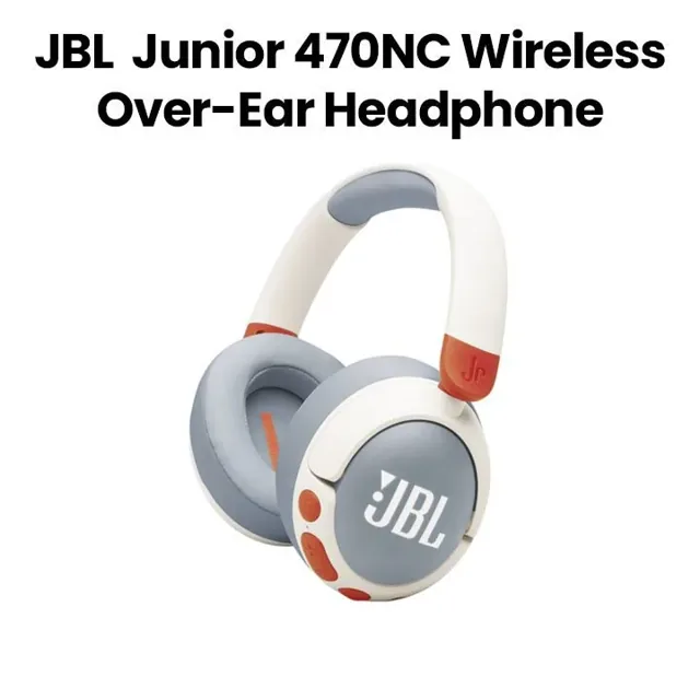 JBL 470NC Wireless Over-Ear Noise Cancelling Kids Headphones Safe Sound, Parental Control With Customizable Volume - White - JBLJR470NCWHT price comparison Qatar – cheapest at Microless
