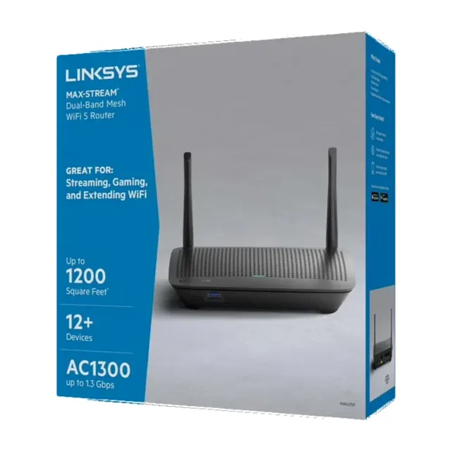 Linksys MR6350 Dual-Band Mesh Wi-Fi 5 Router – AC1300 price comparison Qatar – cheapest at Abbasma Trading via Snoonu