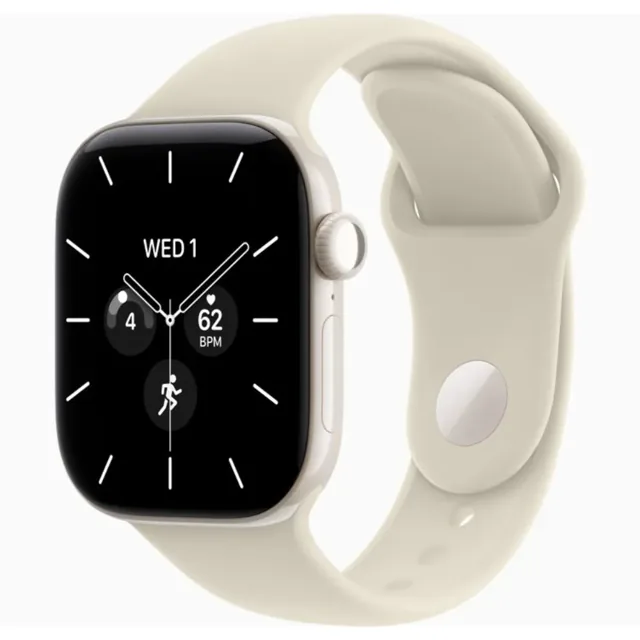 Apple Watch Series 12 GPS + Cellular (LTE) 42mm White – Sport Band product image