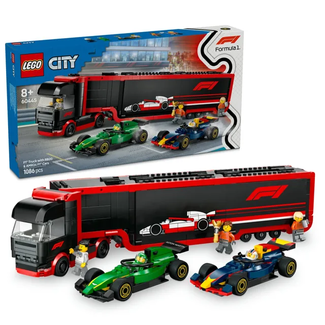 LEGO® F1® Truck with RB20 & AMR24 F1® Cars price comparison Qatar – cheapest at LEGO Qatar
