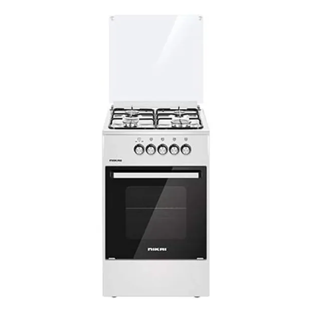 Nikai 4 Burner Gas Cooking Range, 50x50 cm, White, U2110N10 price comparison Qatar – cheapest at Carrefour Qatar