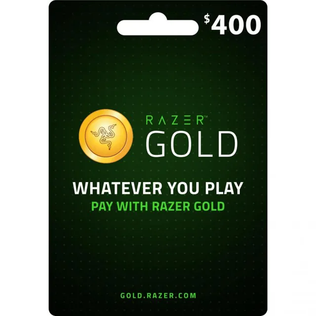Razer Gold 400$ E-Voucher, Digital Code (KSA) product image