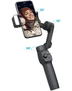 Porodo 3-Axis Gimbal Stabilizer Magnetic Fill Light ,Pdlfst127Bk,Black price comparison Qatar – cheapest at Alif Stores