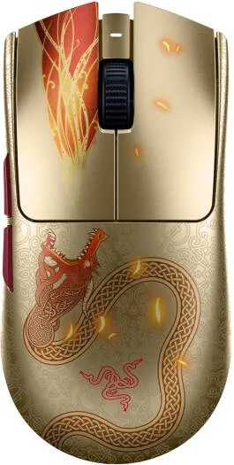 Razer Viper V3 Pro Counter Strike 2 Edition Computer Mouse, 54g Lightweight Design, 35K Gen 2 DPI Optical Sensor, Up To 95H Battery Life, Optical Mouse Switches Gen 3, Gold | RZ01-05120800-R3M1, Gold price comparison in Qatar