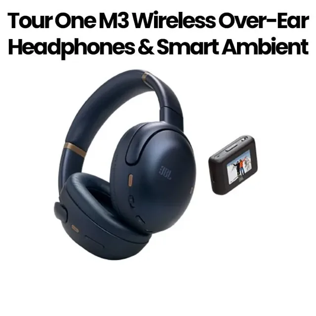 JBL Tour One M3 Wireless Over-Ear Noise Cancelling Headphones with Smart Ambient Hi-Res LDAC Audio,Spatial 360 Sound, 70Hrs Playback - Blue - JBLTOM3AVIBLU price comparison Qatar – cheapest at Jumbo Souq