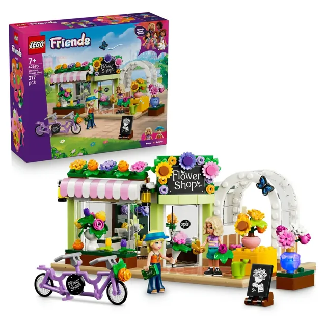 Lego Friends 42693 Creative Flower Shop 377Pcs price comparison Qatar – cheapest at Hala Mama