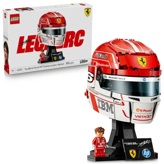 LEGO® Scuderia Ferrari HP Charles Leclerc Helmet Special Edition V 43014 (886 Pieces) price comparison in Qatar