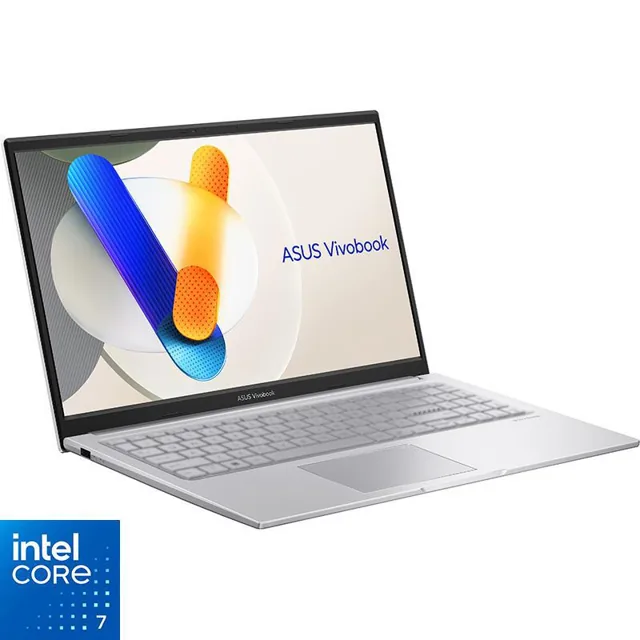 Asus Vivobook Laptop, 15.6", Intel Core 7, 16 GB RAM, 512 GB SSD, Windows 11, Intel Graphics product image