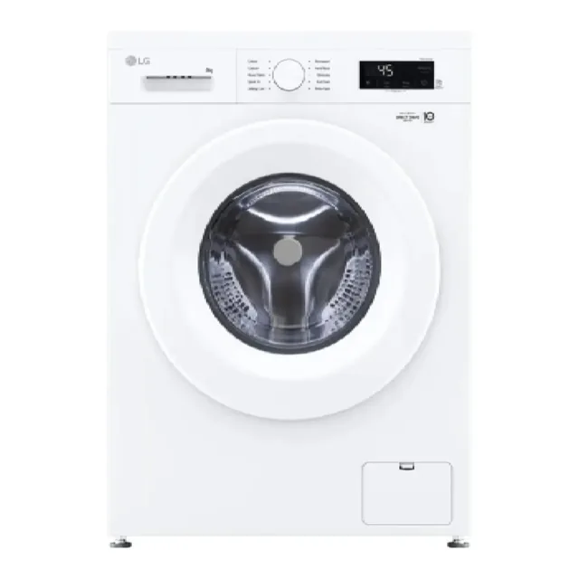 LG Front Load Washing Machine, 8 kg, 1200 RPM, White, F2Y1TYP3W, White price comparison in Qatar