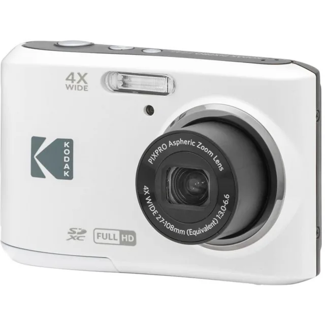 Kodak FZ45 Point and Shoot Camera, 5X Optical Zoom, White price comparison Qatar – cheapest at Jumbo Souq