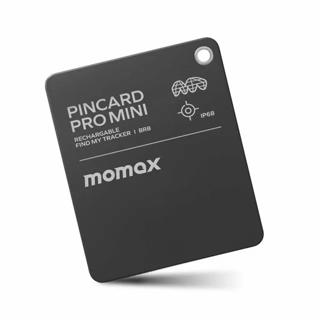 Momax PinCard Tracker / Supports Apple Find My / Wireless Charging / IP68 / Up to 4-Month Battery, Black price comparison in Qatar