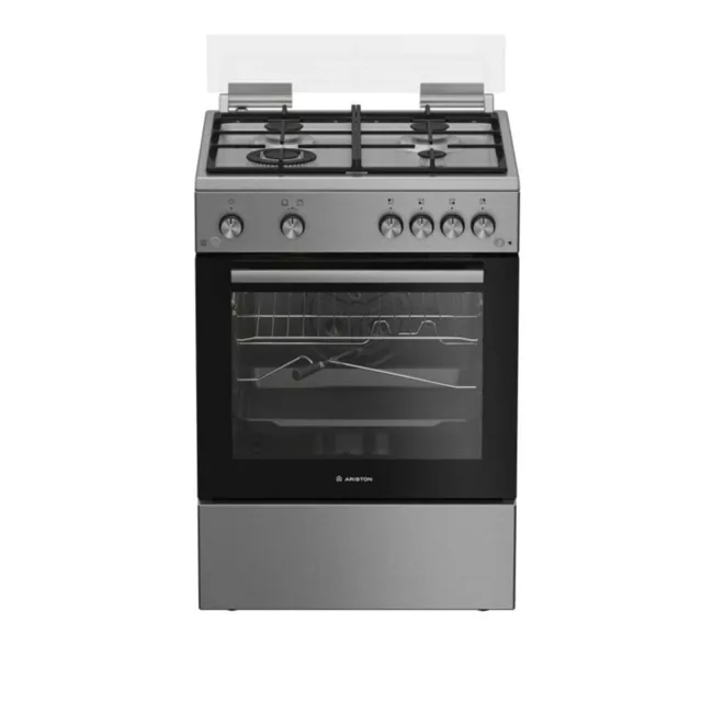 Ariston 4 Burner Gas Cooking Range, 60x60cm, Silver, ARR6GGG23 price comparison Qatar – cheapest at Lulu Hypermarket