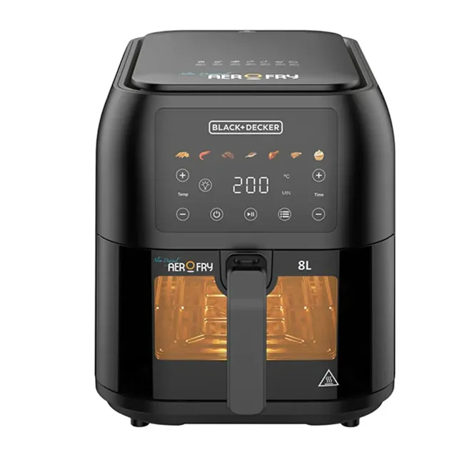 Black+Decker AeroFry Air Fryer 8L price comparison Qatar – cheapest at Lulu Hypermarket