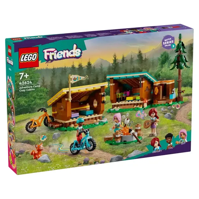 Lego Friends 42624 Adventure Camp Cozy Cabins price comparison Qatar – cheapest at Yalla Toys