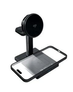 Ego Charger Magcooler 3in1 Magsafe QI 15W Black, Black product image