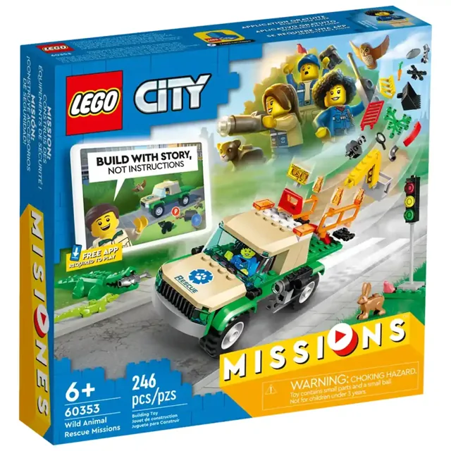Lego Wild Animal Rescue Missions 60353 price comparison Qatar – cheapest at Yalla Toys