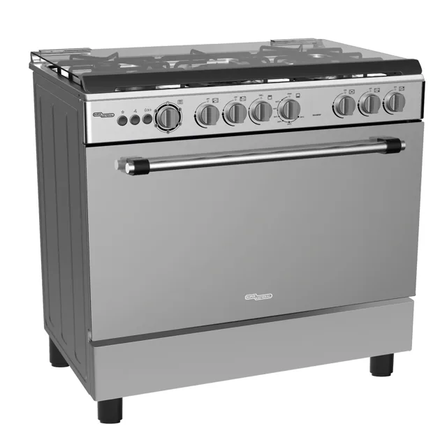 Super General Stainless Steel 5 Burner Cooking Range, 90 x 60 cm, SGC905FSF price comparison Qatar – cheapest at Carrefour Qatar