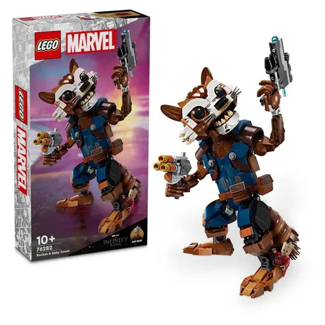 LEGO Marvel Rocket & Baby Groot 76282 price comparison Qatar – cheapest at Hala Mama