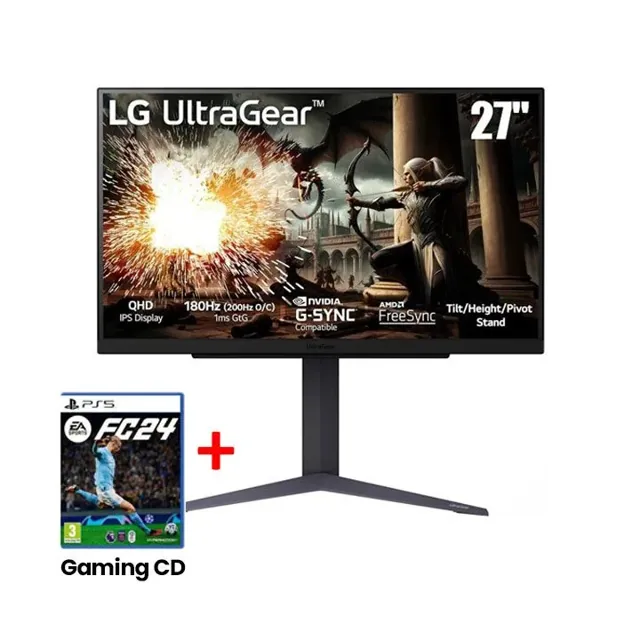 LG 27" QHD Gaming Monitor - Black | 27GS75Q-B price comparison Qatar – cheapest at Jumbo Souq