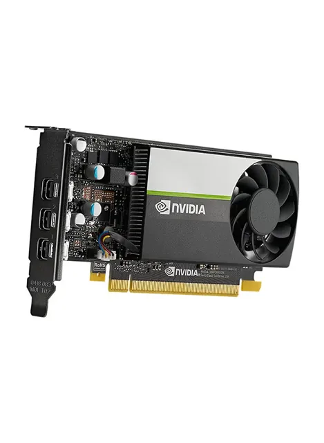 T400 Low-Profile Graphics Card, 4GB of GDDR6 64-bit Memory, 80 GB/s Memory Bandwidth, 384 CUDA Cores, PCIe 3.0 x16, NVIDIA Turing Architecture, 3 x Mini DisplayPort | VCNT400-4GB-SB Black price comparison Qatar – cheapest at Noon