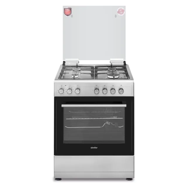 Simfer Cooking Range 6060SE 60x60 4Burner price comparison Qatar – cheapest at Carrefour Qatar