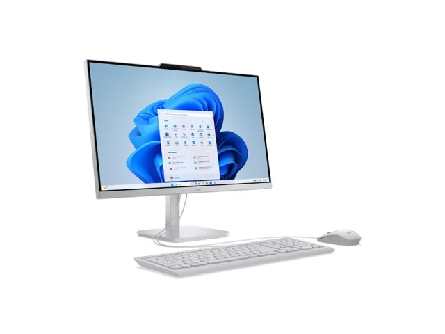 Lenovo A100 All in One Desktop PC (Intel Core i3-N305, 8GB, 512GB SSD, 23.8" FHD, Cloud Grey, Win 11 Home, Arabic / English) - F0J60039AX product image