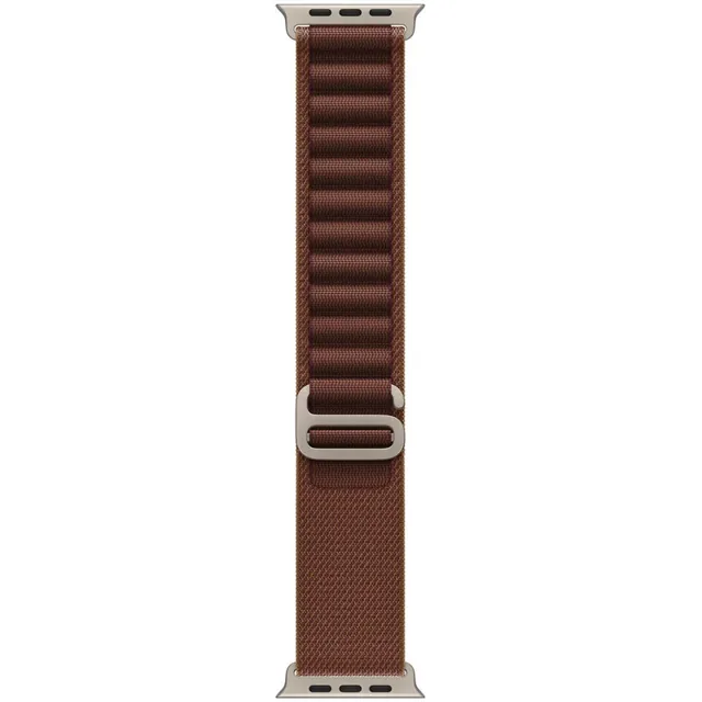 Apple 49mm Burgundy Alpine Loop - S - Natural Titanium Finish product image