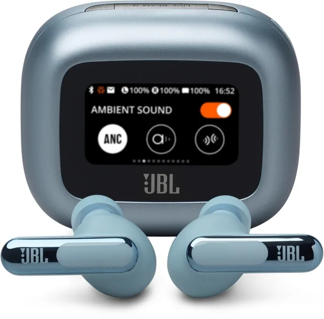 JBL Livebeam3 Blue True Wireless Noise Cancelling Closed-Stick Earbuds price comparison Qatar – cheapest at Alif Stores