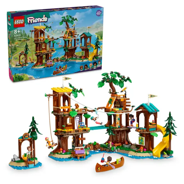 Lego Friends Adventure Camp Tree House 42631 With 1128pcs price comparison Qatar – cheapest at Yalla Toys