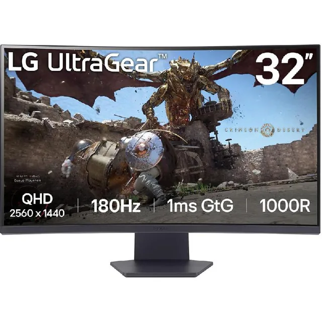 LG UltraGear 32GS60QC 32" Gaming Monitor, LED, LED, 180 Hz, 1ms (GtG), Black price comparison Qatar – cheapest at Exeon via Microless