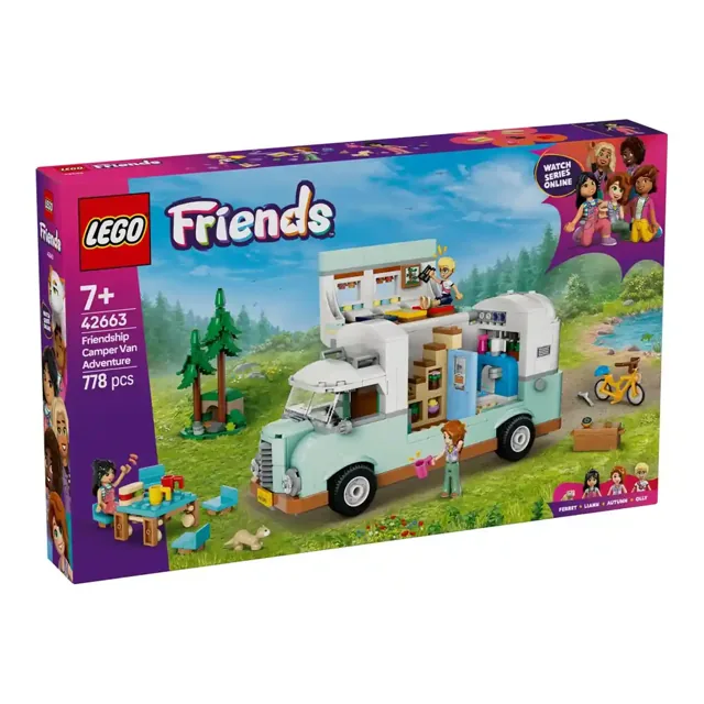 Lego Friends Friendship Camper Van Adventure 42663 price comparison Qatar – cheapest at Yalla Toys